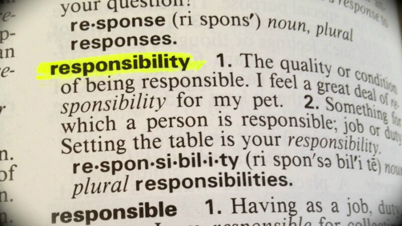 Responsibility homepage