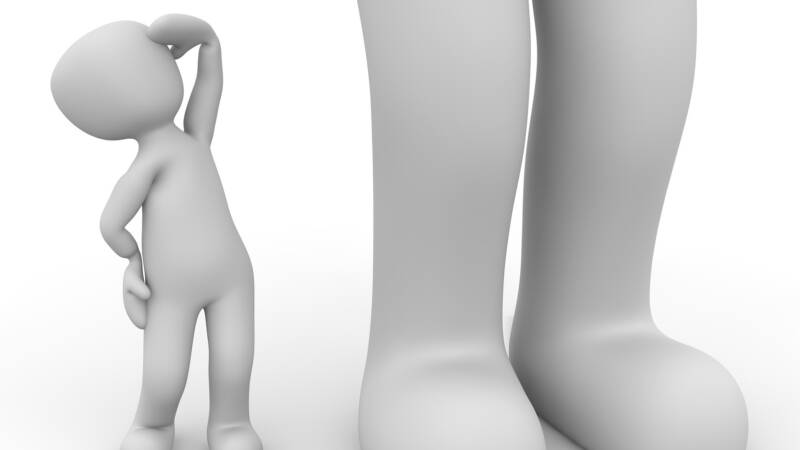 giant tiny inadequacy confidence big little