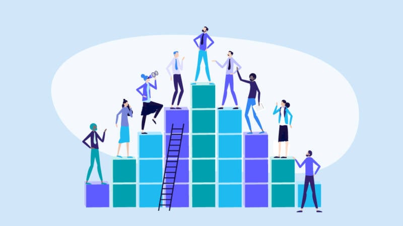 hierarchy culture pyramid leaders power struggle ladder columns