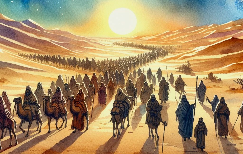 leadership desert travellers night journey midbar