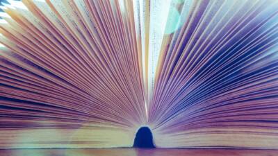 Pages of an open book