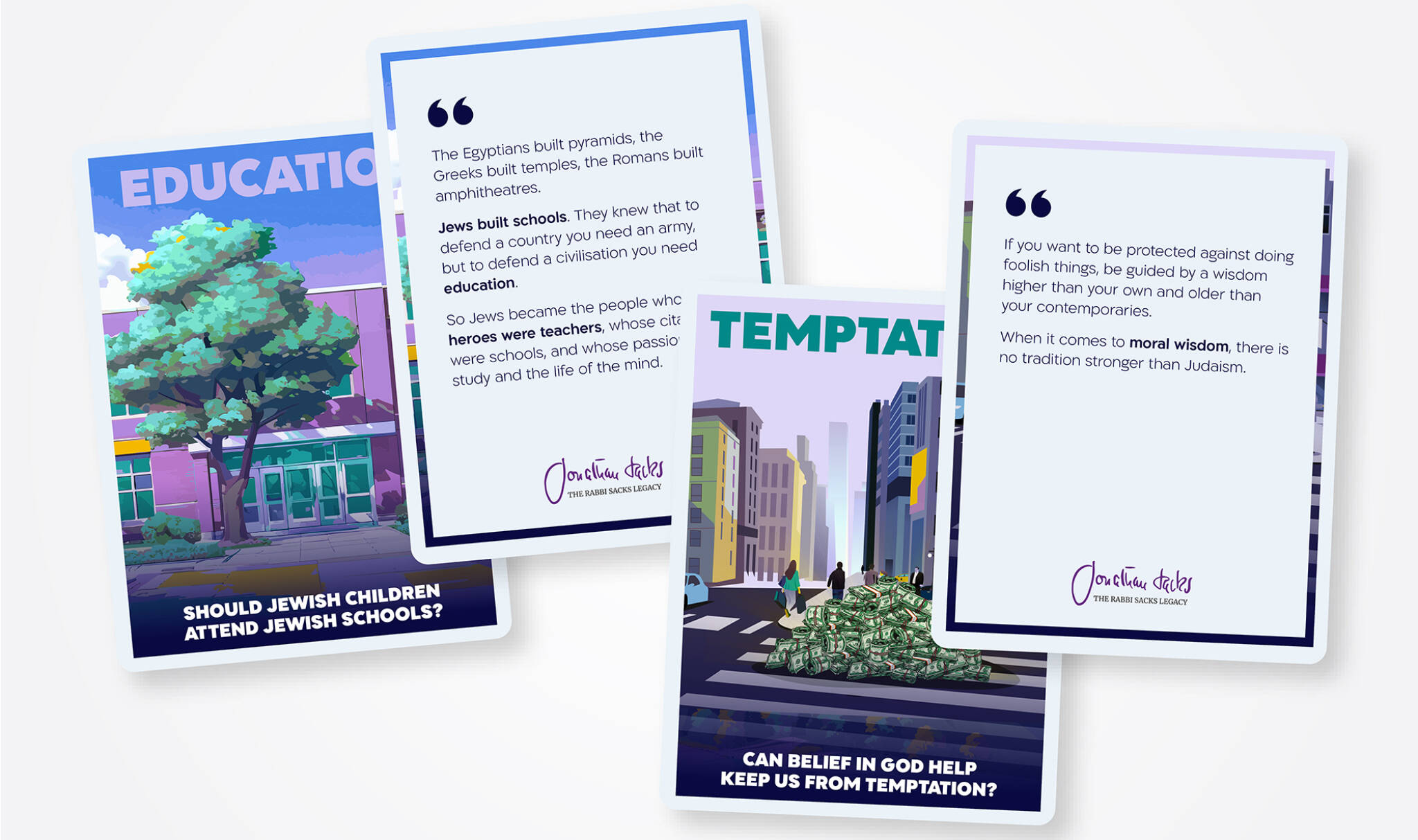 Lesson Summary Card Cards and Conversation: A Lesson Plan | The Rabbi Sacks Legacy