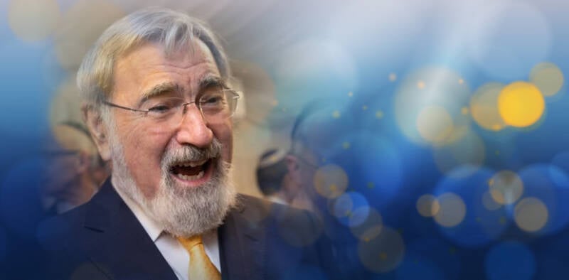 rabbi sacks hp quotes joyful blue suit yellow tie