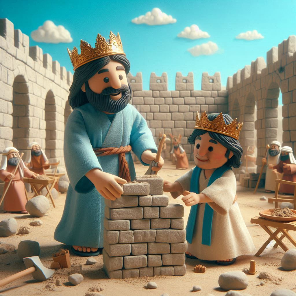 king david hamelech shlomo solomon building kotel beit hamikdash western wall bricks stones