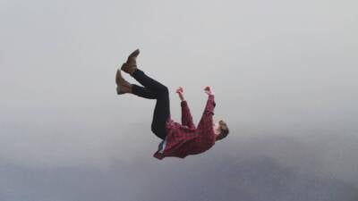 man falling help save catch danger lost floundering guy 1