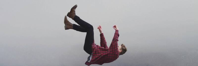 man falling help save catch danger lost floundering guy 1