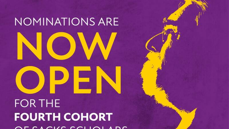 nominate a sacks scholar for cohort four