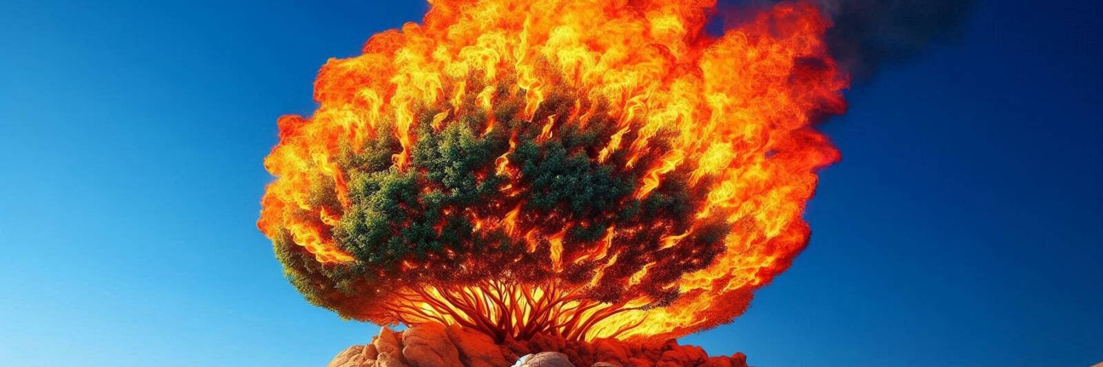 Burning bush on hilltop 1