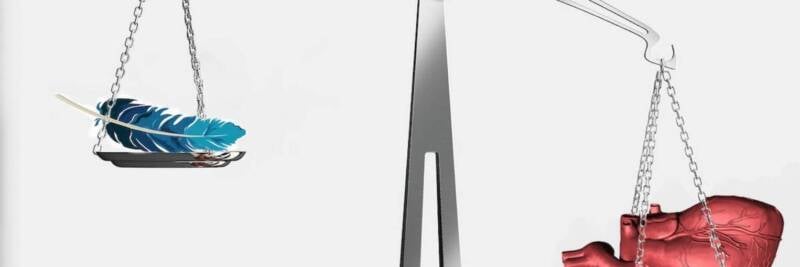 weighing of the heart and feather ancient egyptian mythology ceremony weight scales myth hardening pharaoh heart