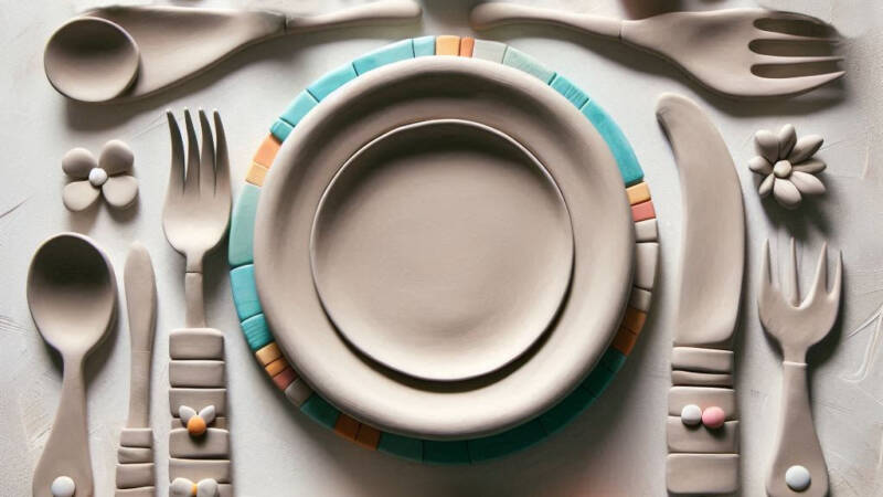 place setting cutlery crockery silverware forks knives spoons cloth laid