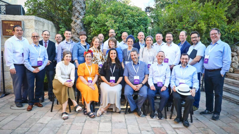 full group photo first sacks scholars retreat cohort one 2023