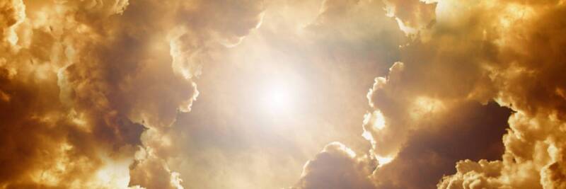 cloud or heavenly encounter with god or clouds of glory spiritual sunlight 1