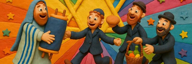 Shemini Atzeret and Simchat Torah claymation FE