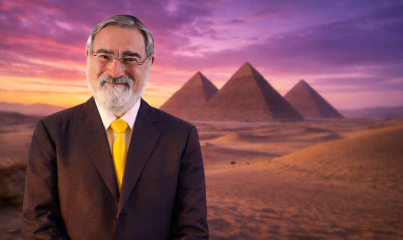 rabbi sacks pesach story on egypt with pyramids for passover