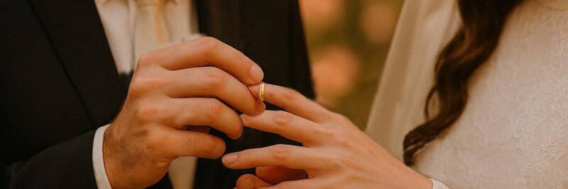 marriage wedding love hands rings groom bride chupah 1