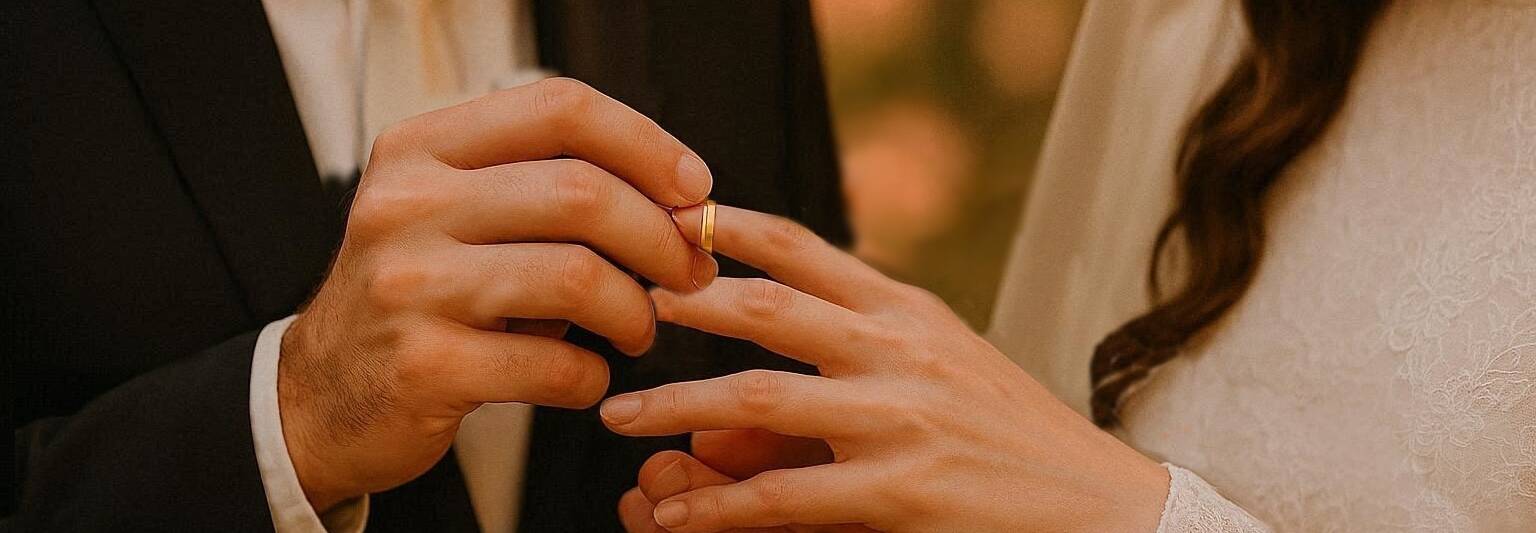 marriage wedding love hands rings groom bride chupah 2