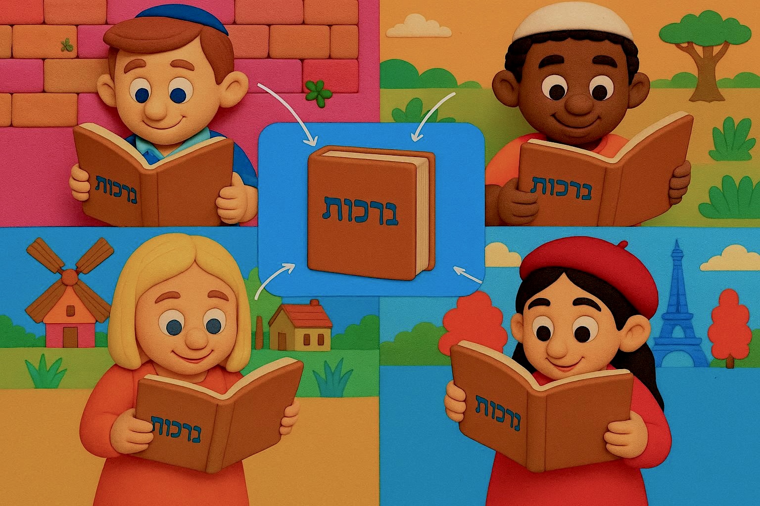 daf yomi around the world children learning gemara talmud torah study connected universal worldwide education shas 1