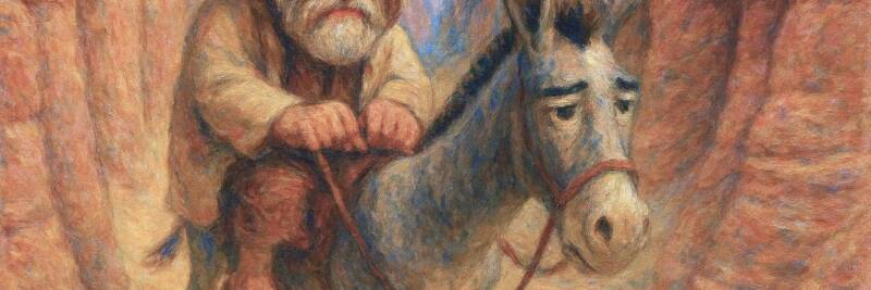 impressionist bilaam and the donkey balak story bilam 1