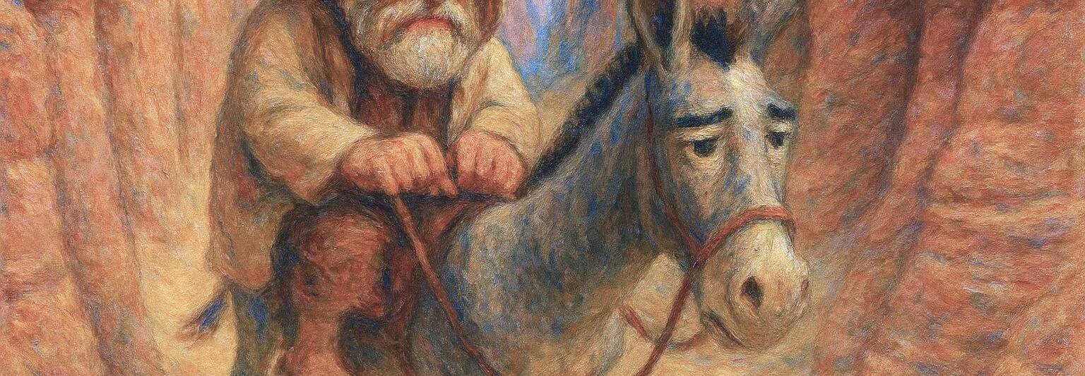 impressionist bilaam and the donkey balak story bilam 2