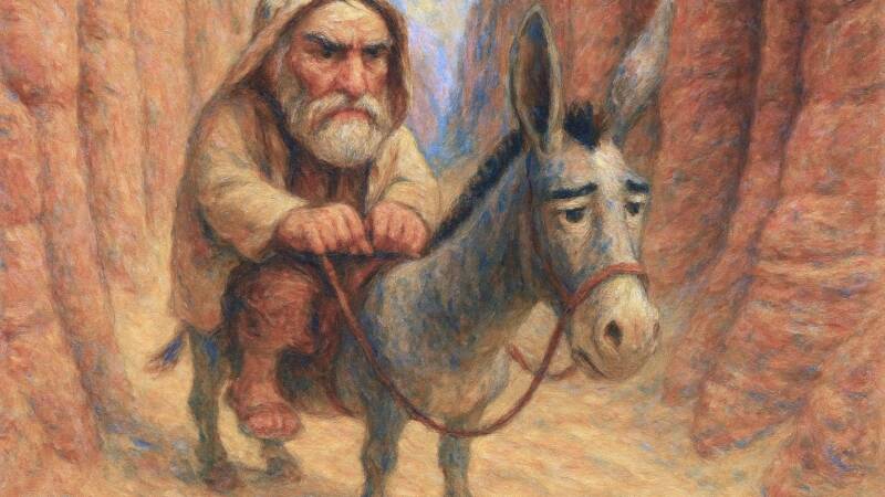 impressionist bilaam and the donkey balak story bilam 2