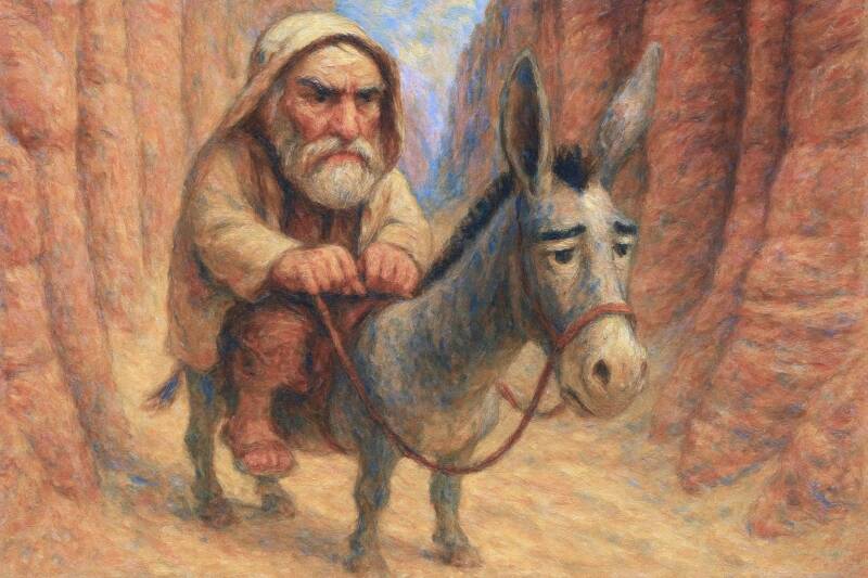 impressionist bilaam and the donkey balak story bilam 2