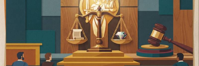 parameters of justice courtrooom gavel and weighing scales