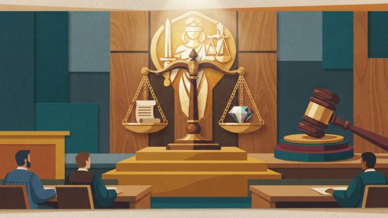 parameters of justice courtrooom gavel and weighing scales