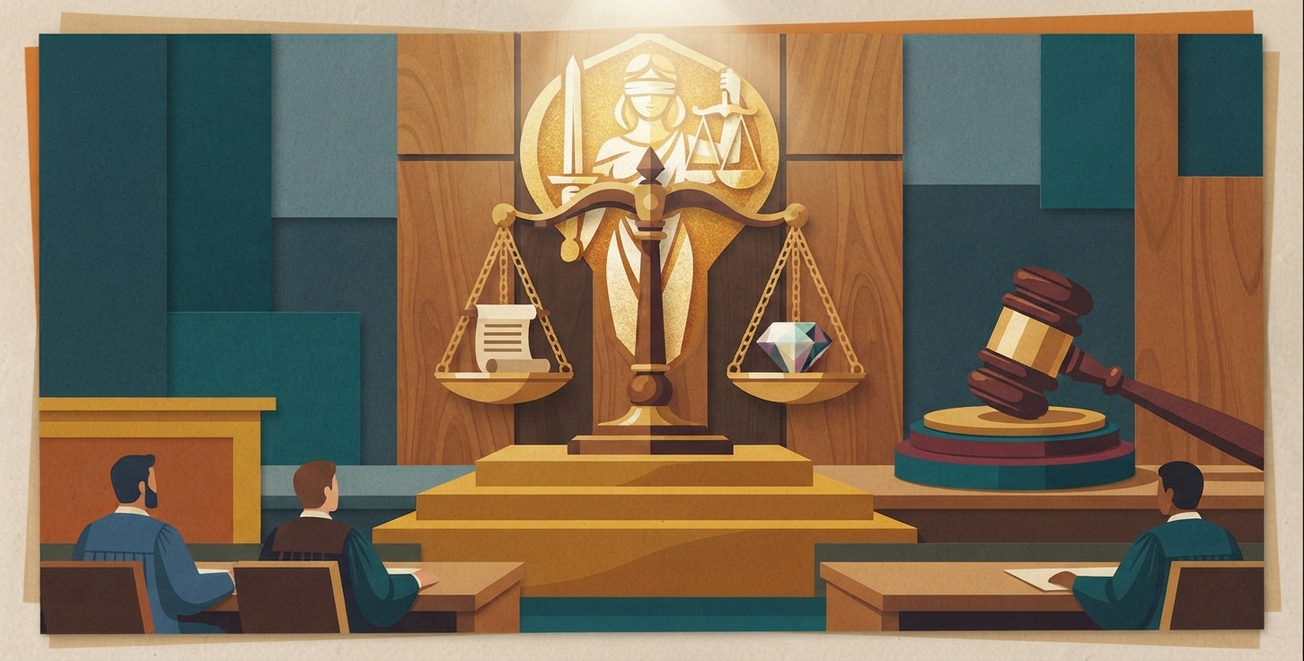 parameters of justice courtrooom gavel and weighing scales