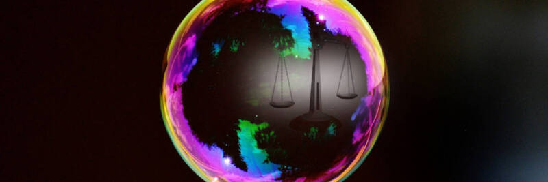 justice world genesis bubble creation scales