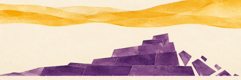 Between earth and heaven abstract watercolour noach babel image