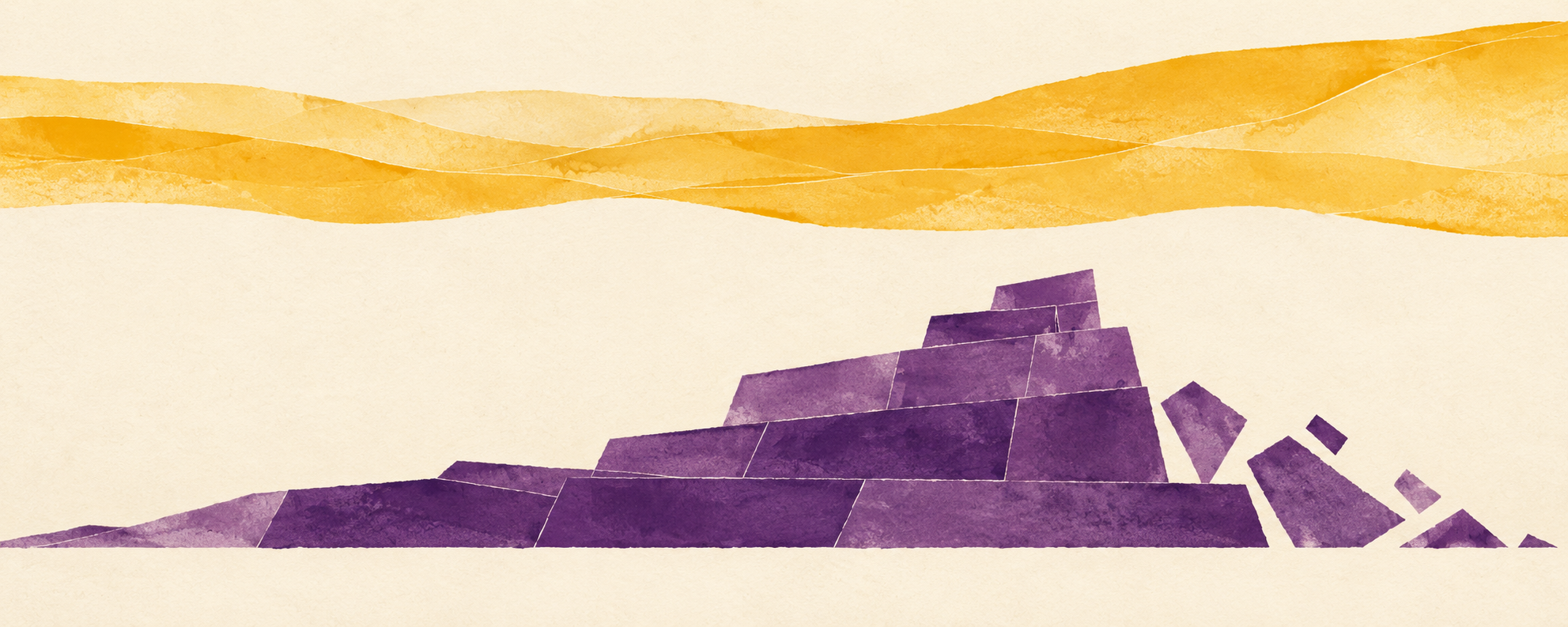 Between earth and heaven abstract watercolour noach babel image
