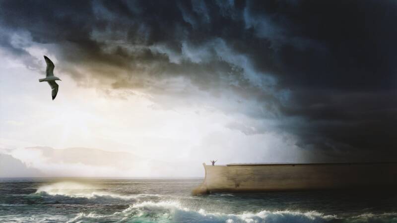 noach and the flood noahs ark 6968364