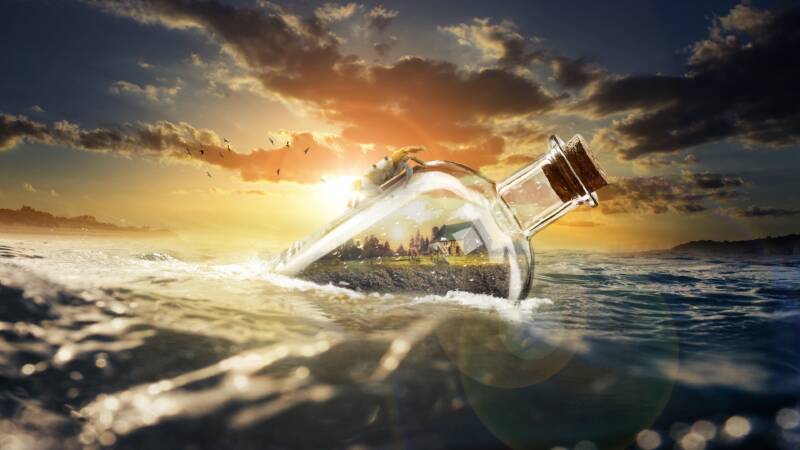 messages letter message in a bottle seashore 3203731